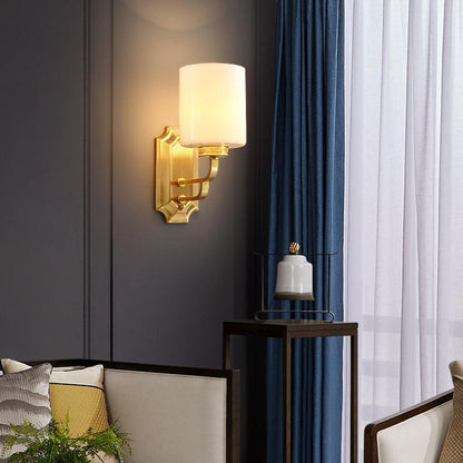 Hamilton Wall Lamp - Brass LED Indoor Wall Light Set of 2