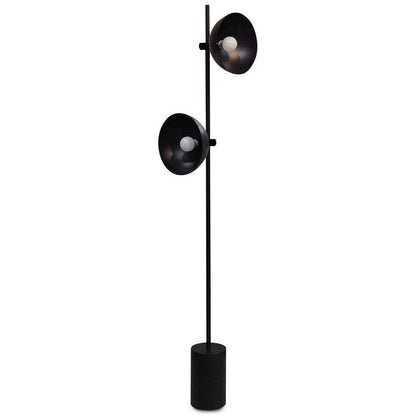 Studio Floor Lamp with LED, Black Metal, Indoor Lighting