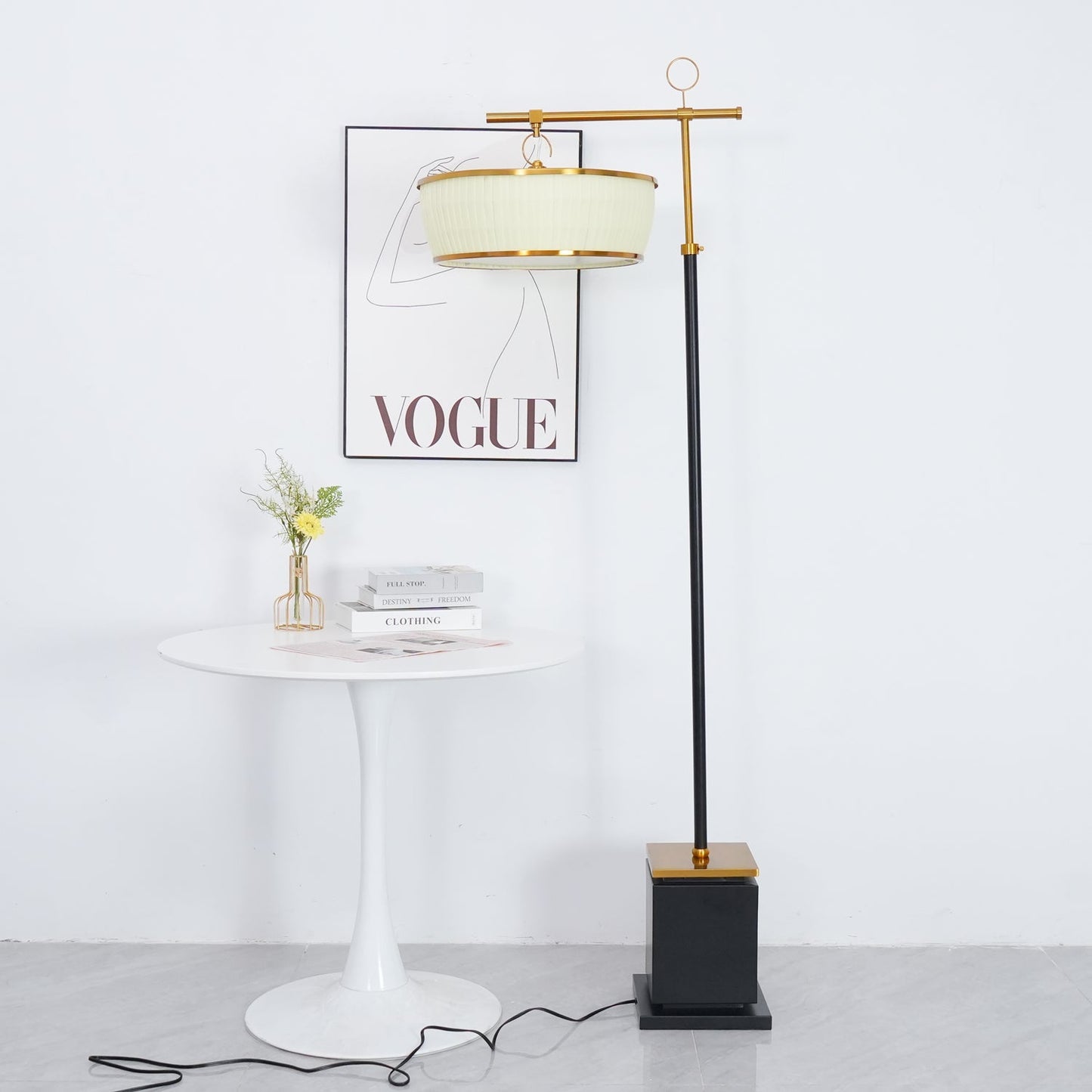 Hejun Fabric Floor Lamp with LED Bulb - Indoor Lighting
