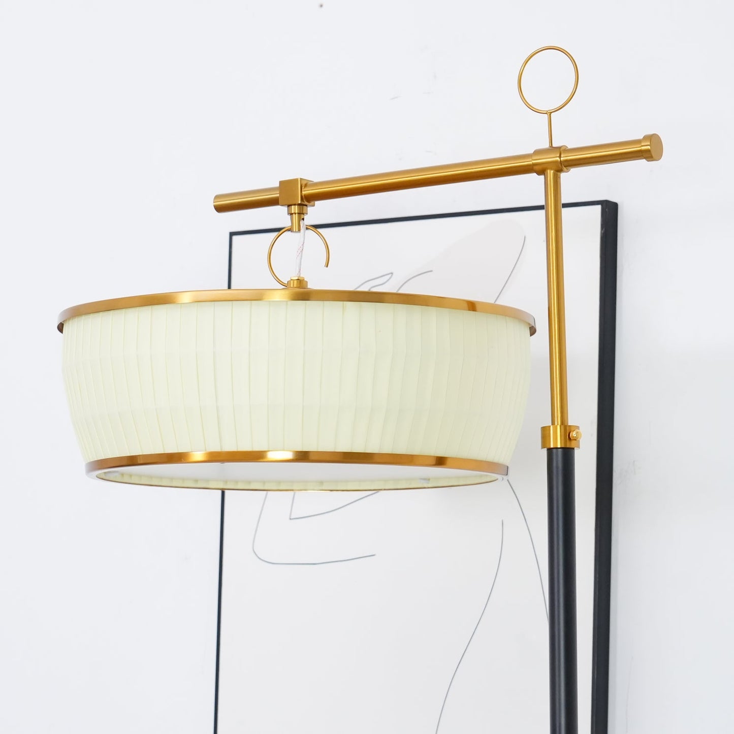Hejun Fabric Floor Lamp with LED Bulb - Indoor Lighting