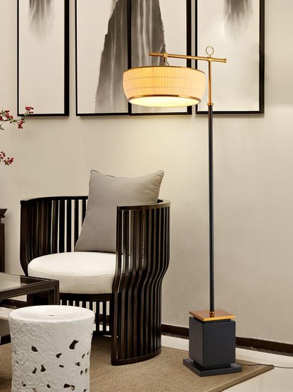 Hejun Fabric Floor Lamp with LED Bulb - Indoor Lighting