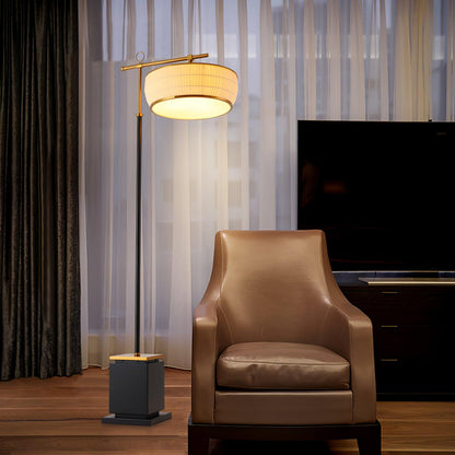 Hejun Fabric Floor Lamp with LED Bulb - Indoor Lighting