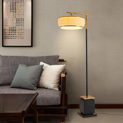 Hejun Fabric Floor Lamp with LED Bulb - Indoor Lighting