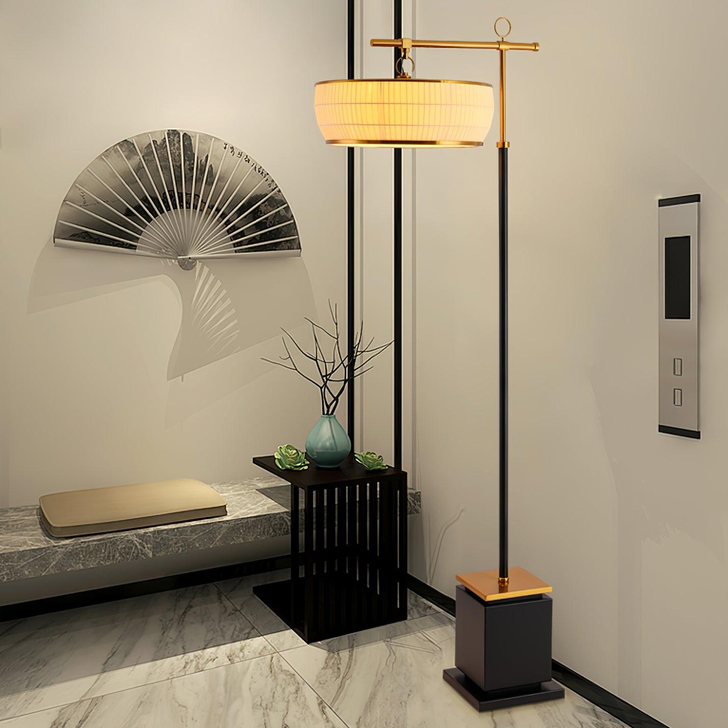 Hejun Fabric Floor Lamp with LED Bulb - Indoor Lighting