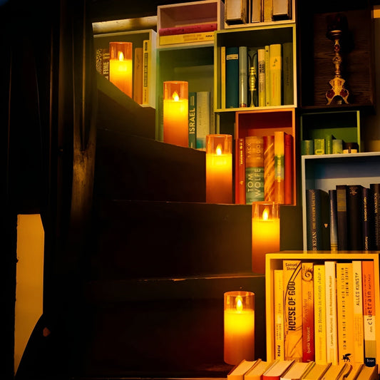 Candle Lamp - Aesthetic Flameless LED Candles with Timer