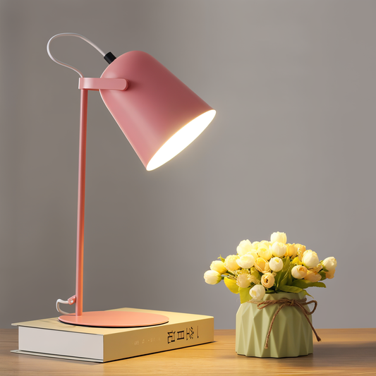 Macaron Desk Lamp - Adjustable Nordic Yellow Table Light