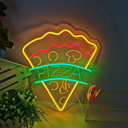 Fast Food Neon Sign - Colorful USB LED Night Light