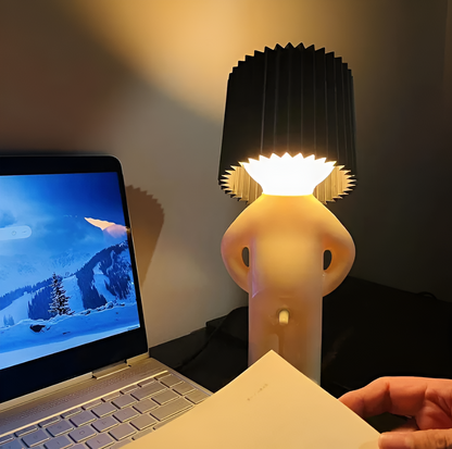 Lil'Lad Table Lamp - Creative Shy Boy LED Night Light