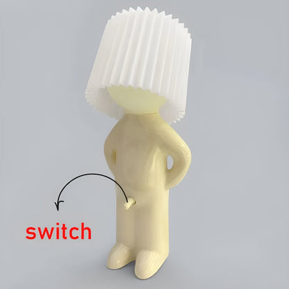 Lil'Lad Table Lamp - Creative Shy Boy LED Night Light