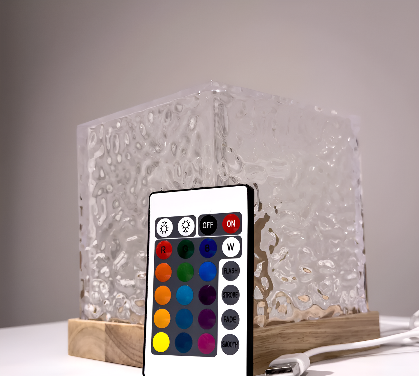 RippleRays - Vibrant 16 Color Water Ripple Projector Light