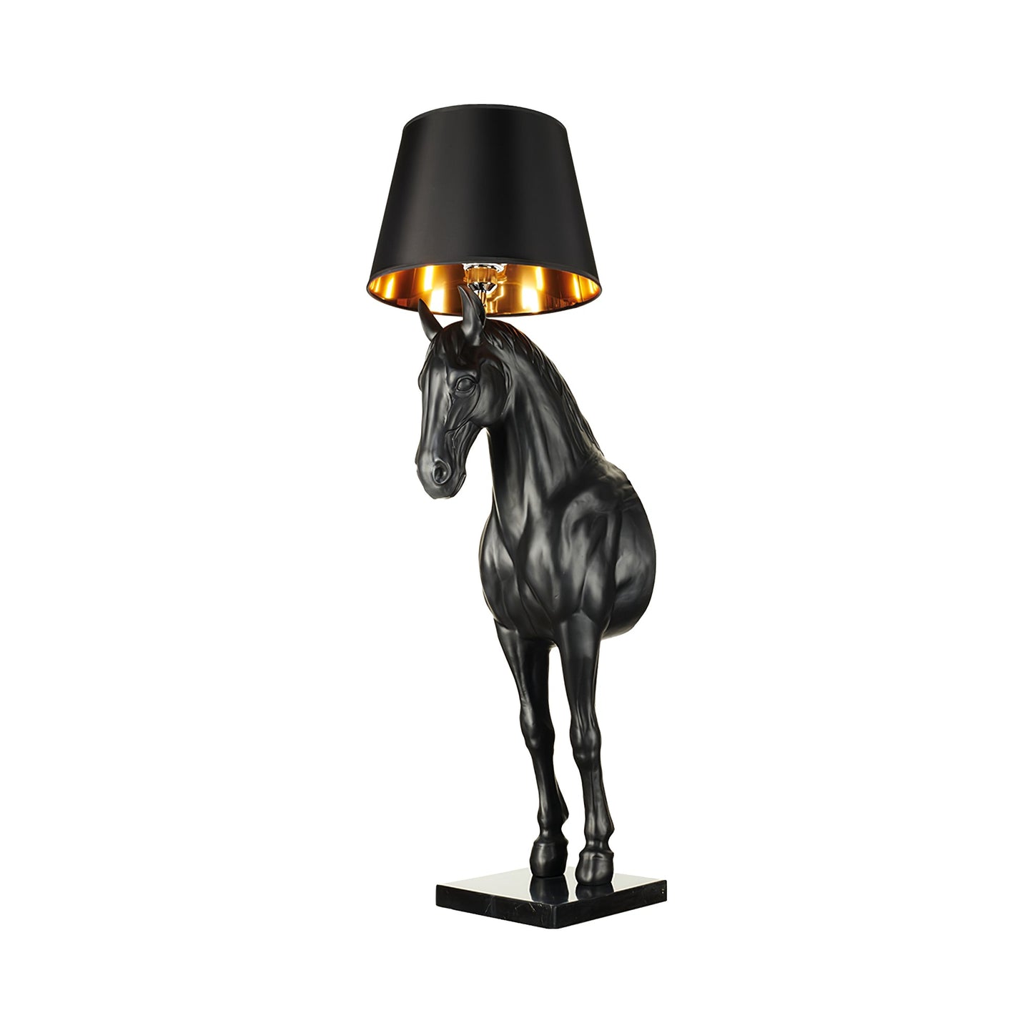 Horse Statue Floor Lamp with LED Light - Indoor Decor