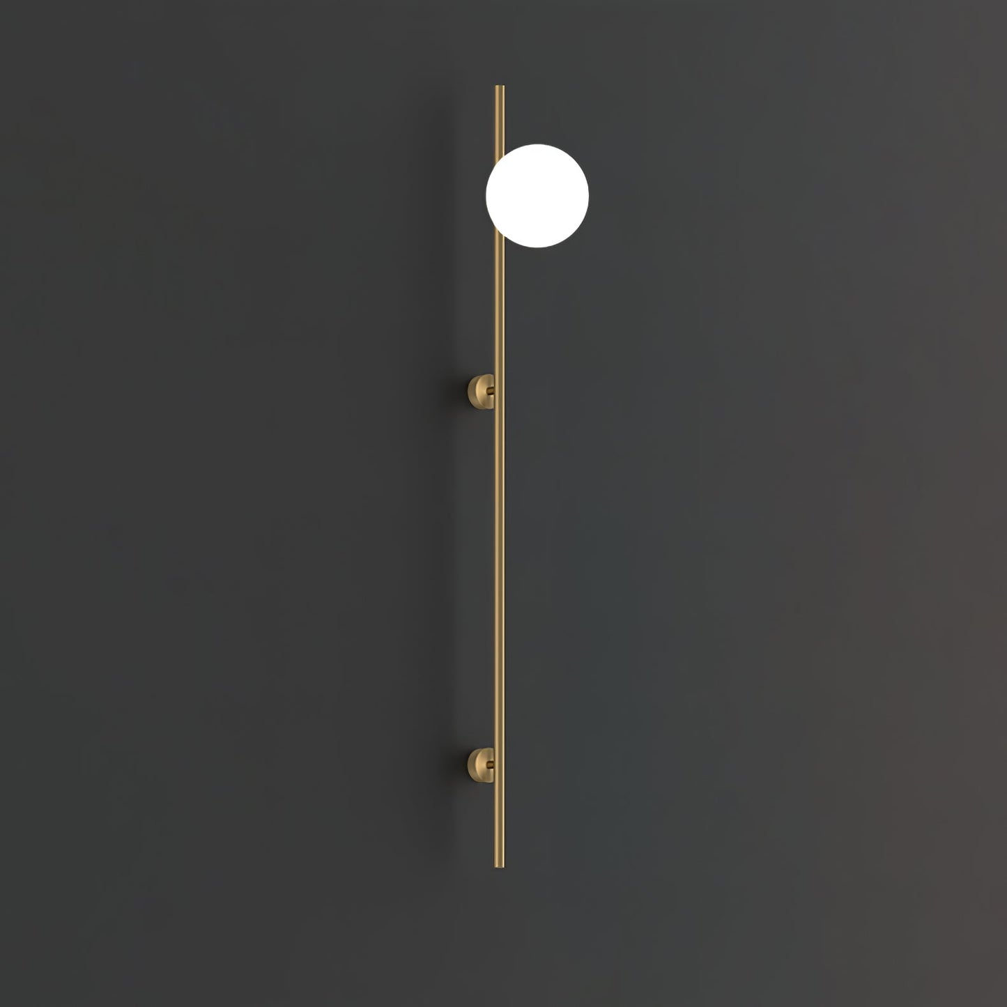 Houseof Plug-in Wall Light with White Glass Shade LED