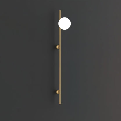 Houseof Plug-in Wall Light with White Glass Shade LED