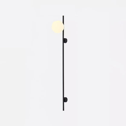 Houseof Plug-in Wall Light with White Glass Shade LED