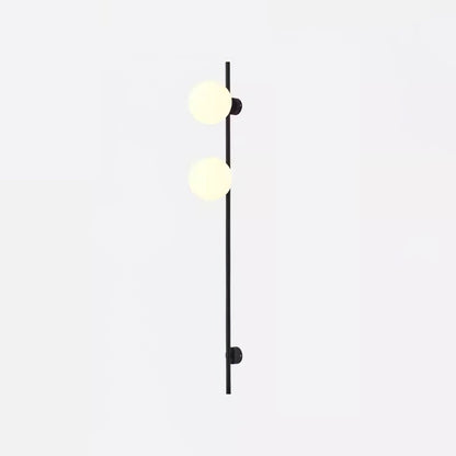 Houseof Plug-in Wall Light with White Glass Shade LED