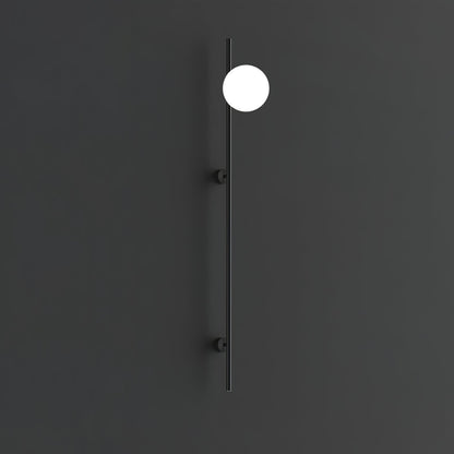 Houseof Plug-in Wall Light with White Glass Shade LED