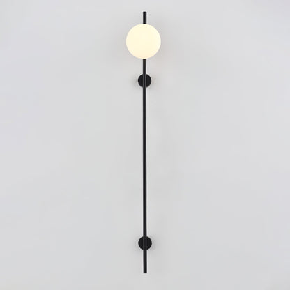 Houseof Plug-in Wall Light with White Glass Shade LED