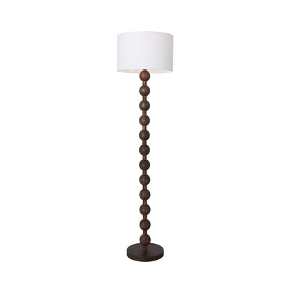 Hugo Barbell Floor Lamp - LED Indoor Lighting, Ash Wood