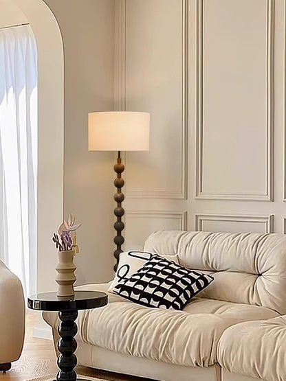 Hugo Barbell Floor Lamp - LED Indoor Lighting, Ash Wood