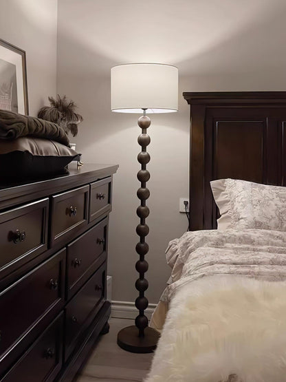 Hugo Barbell Floor Lamp - LED Indoor Lighting, Ash Wood