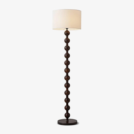 Hugo Barbell Floor Lamp - LED Indoor Lighting, Ash Wood