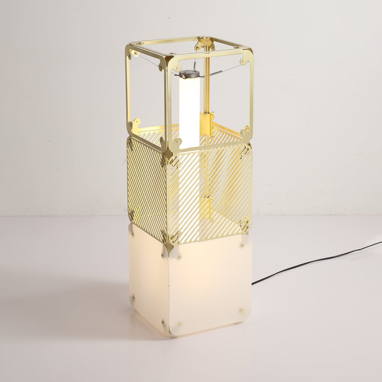 Hyperqube Floor Lamp with Adjustable LED Lighting
