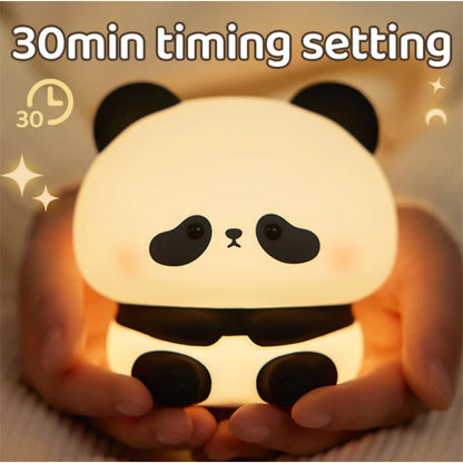 Light - Cute Panda Silicone LED Night Light for Kids