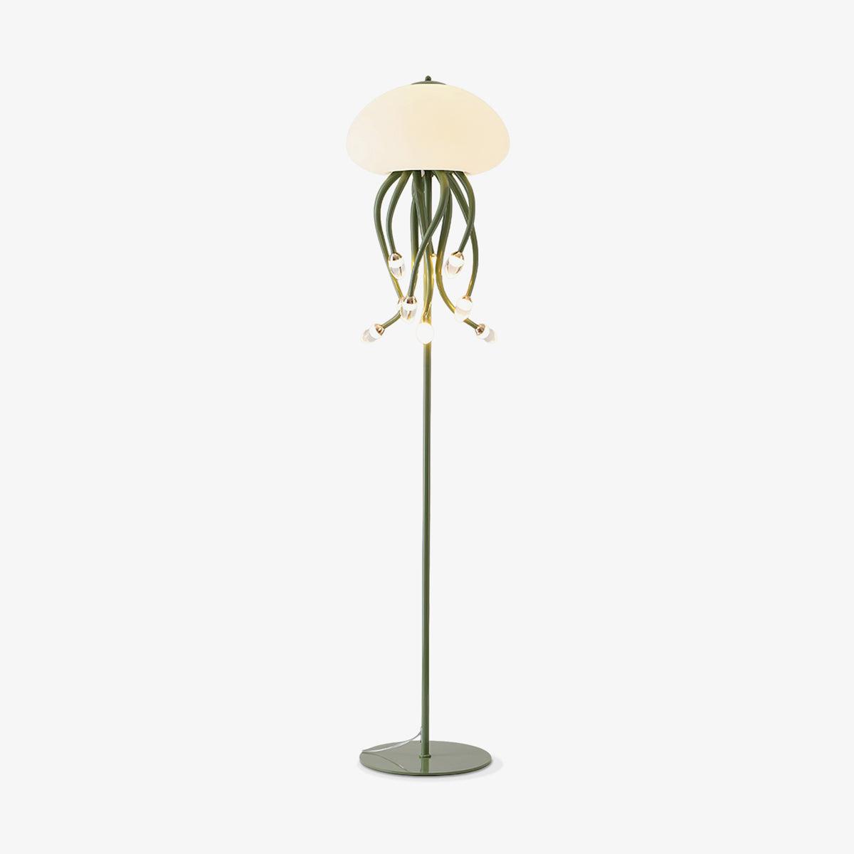 Jellyfish Floor Lamp with LED Light for Home Decor