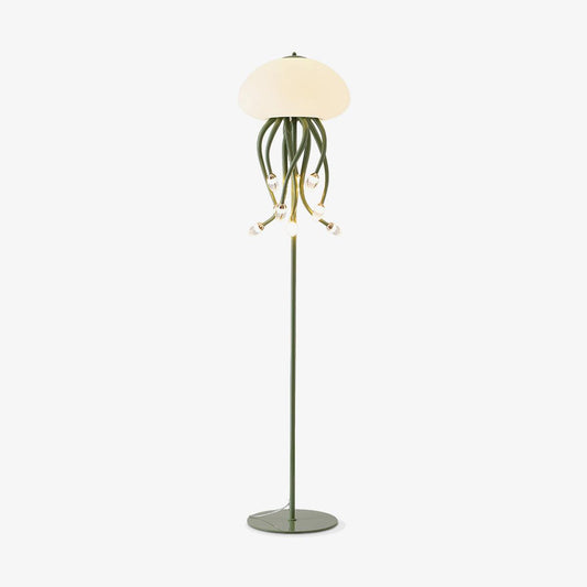 Jellyfish Floor Lamp with LED Light for Home Decor