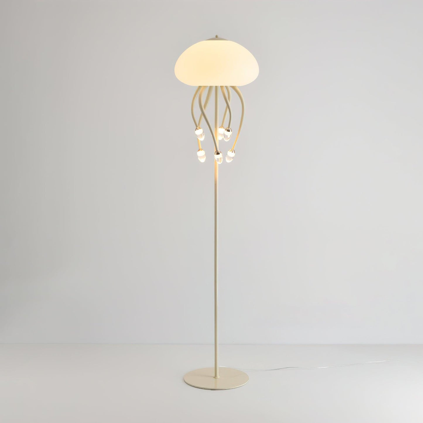 Jellyfish Floor Lamp with LED Light for Home Decor