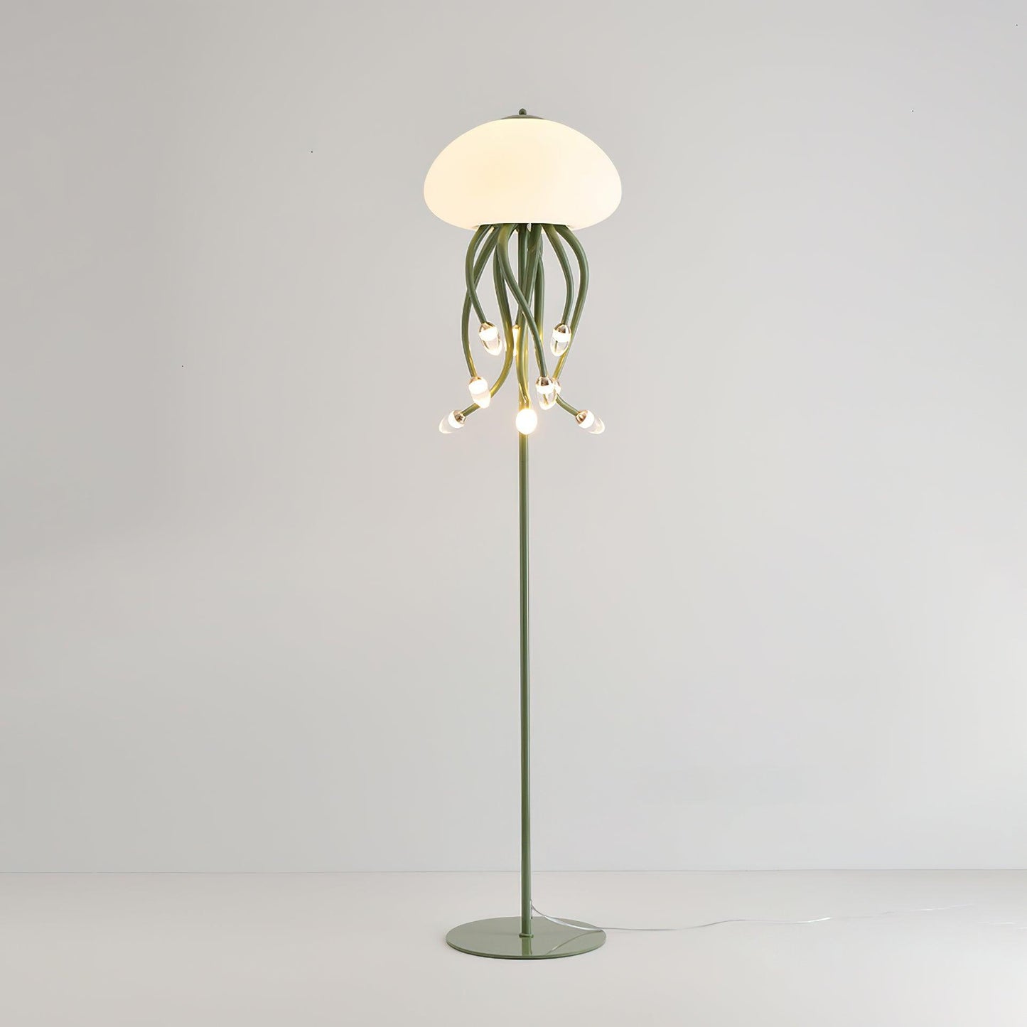 Jellyfish Floor Lamp with LED Light for Home Decor