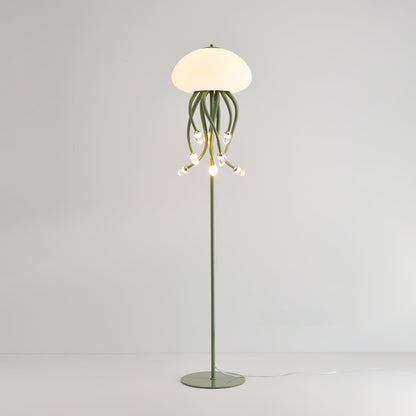 Jellyfish Floor Lamp with LED Light for Home Decor
