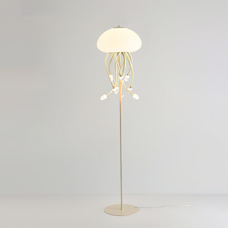 Jellyfish Floor Lamp with LED Light for Home Decor