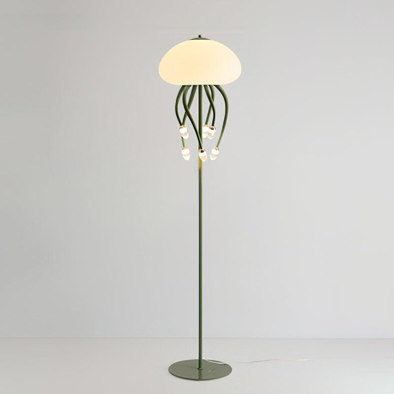 Jellyfish Floor Lamp with LED Light for Home Decor