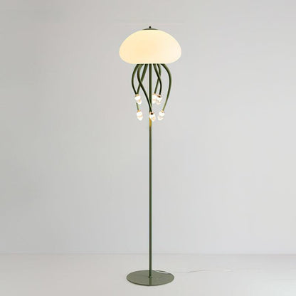Jellyfish Floor Lamp with LED Light for Home Decor