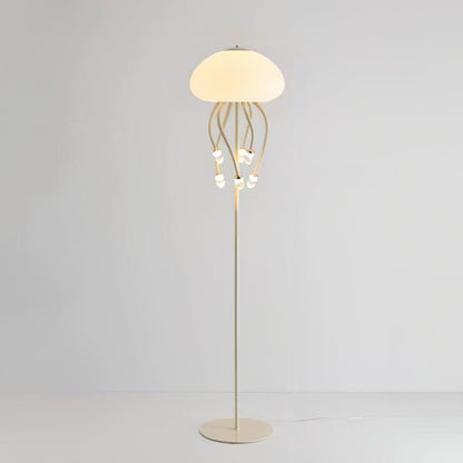 Jellyfish Floor Lamp with LED Light for Home Decor