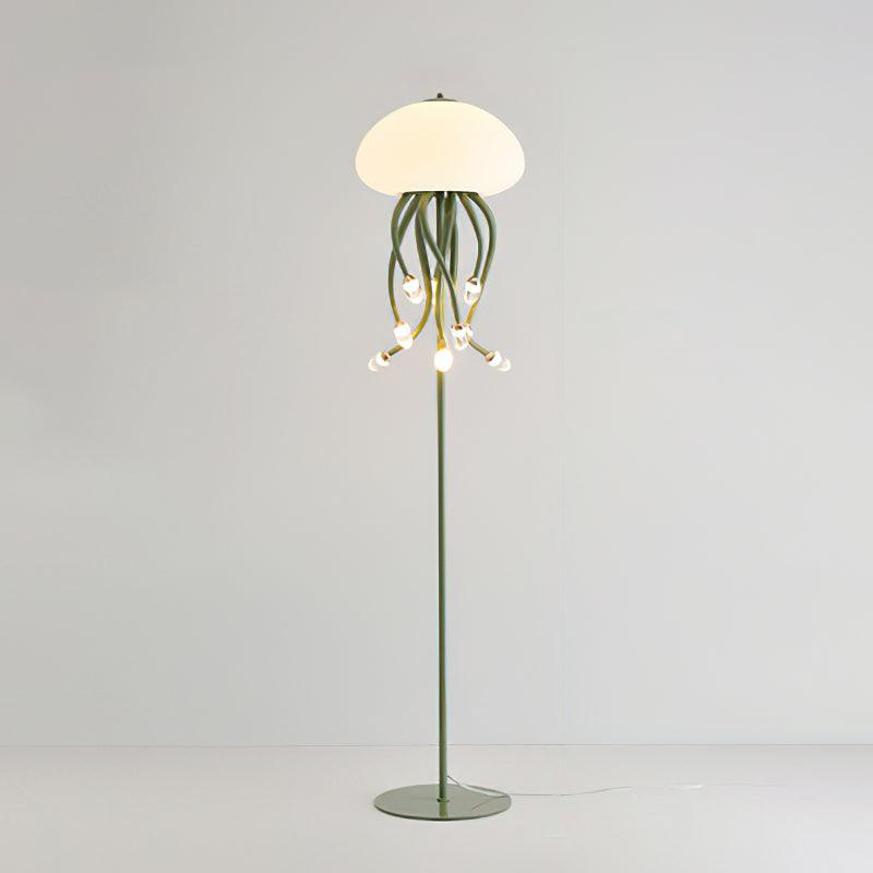 Jellyfish Floor Lamp with LED Light for Home Decor