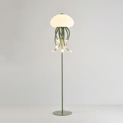 Jellyfish Floor Lamp with LED Light for Home Decor