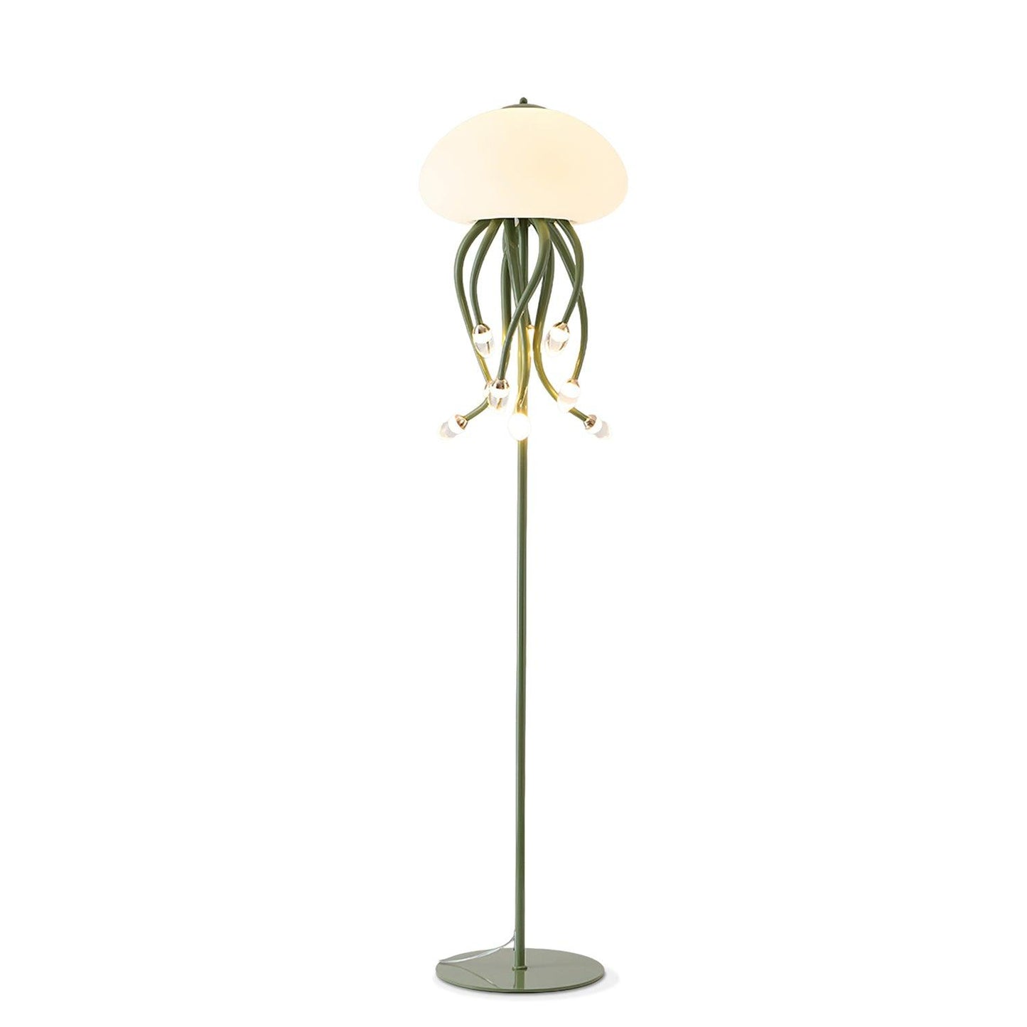 Jellyfish Floor Lamp with LED Light for Home Decor