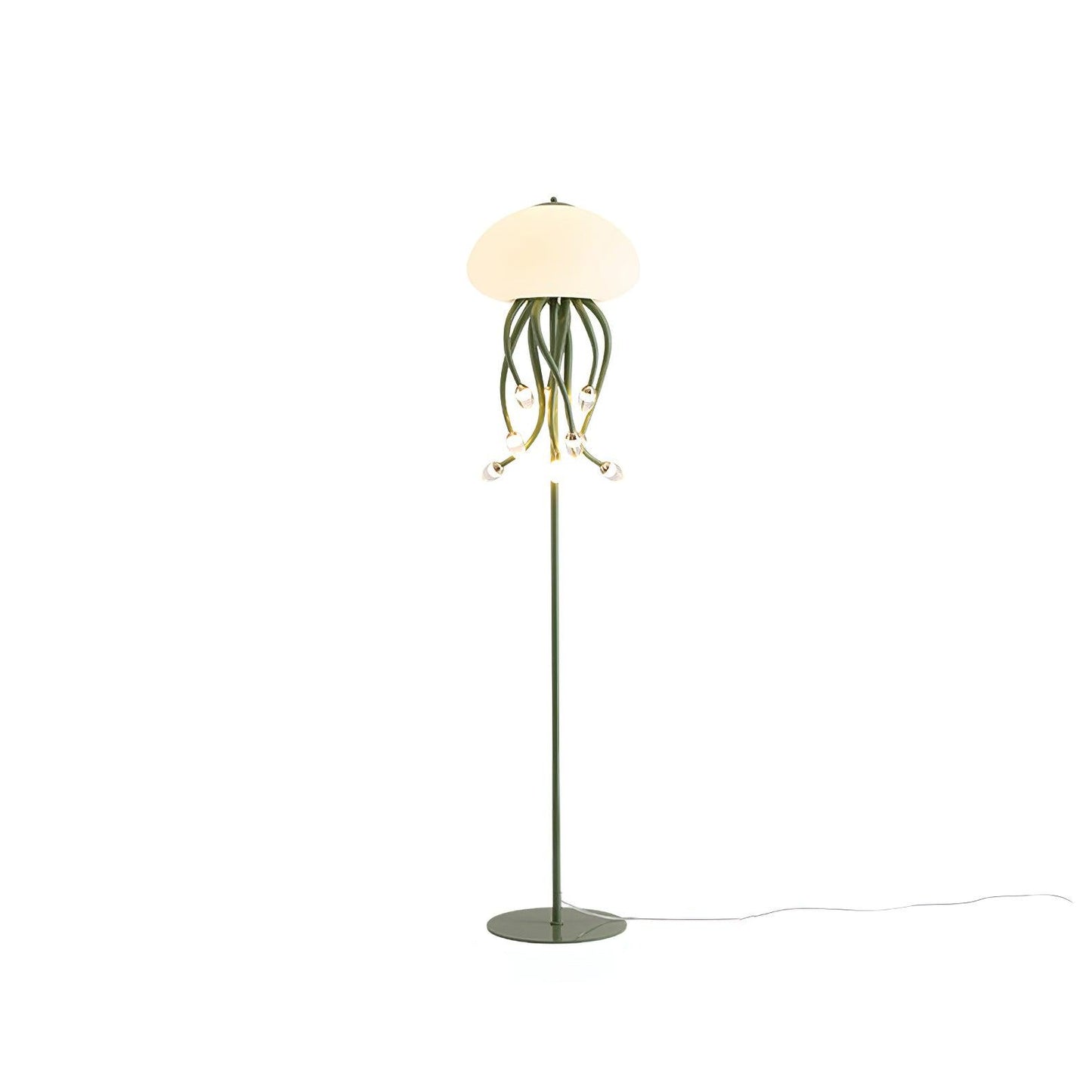 Jellyfish Floor Lamp with LED Light for Home Decor