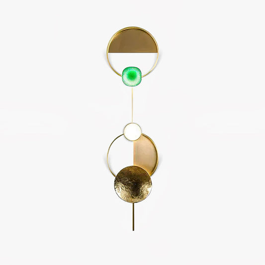 Gemstone Wall Lamp with Integrated LED - Elegant Decor Lighting