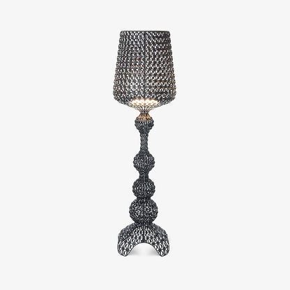 Kabuki Floor Lamp with LED Light - Acrylic, Dimmable, Indoor