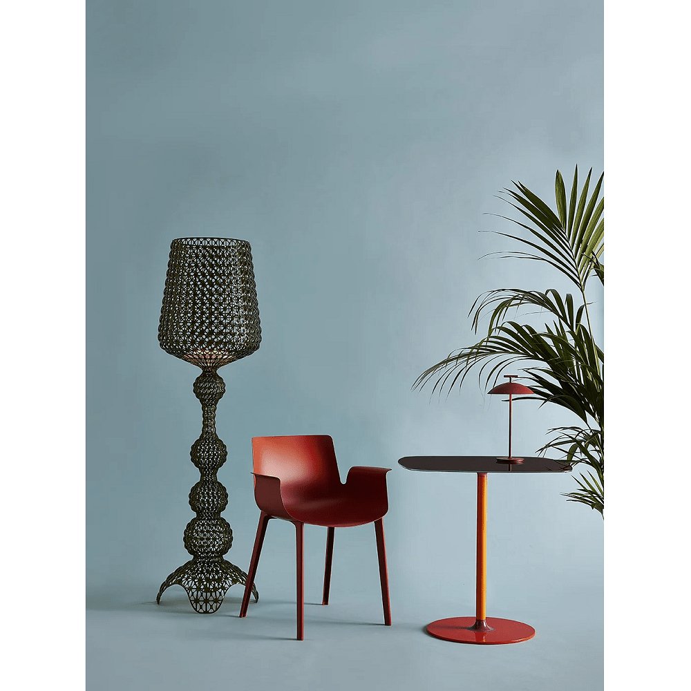 Kabuki Floor Lamp with LED Light - Acrylic, Dimmable, Indoor