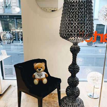 Kabuki Floor Lamp with LED Light - Acrylic, Dimmable, Indoor
