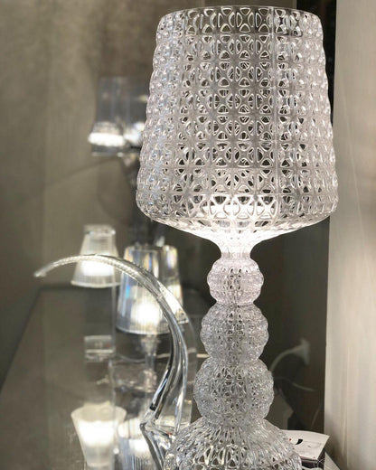 Kabuki Floor Lamp with LED Light - Acrylic, Dimmable, Indoor