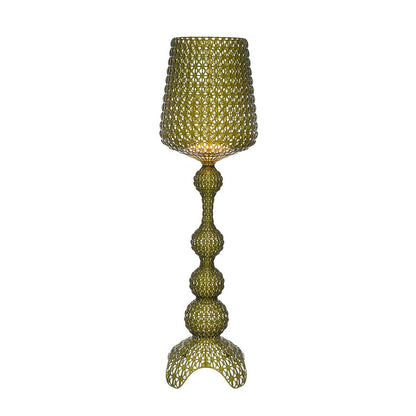 Kabuki Floor Lamp with LED Light - Acrylic, Dimmable, Indoor
