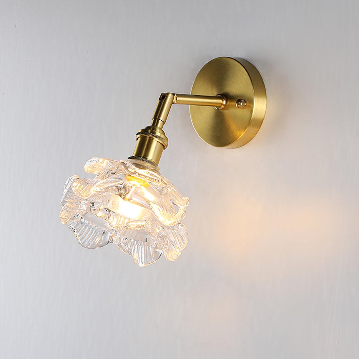 Kano Brass Wall Lamp Adjustable Arm LED Indoor Light Set of 2