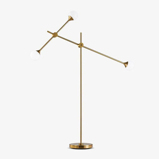 Kemi Floor Lamp Mid-Century LED with Marble Base