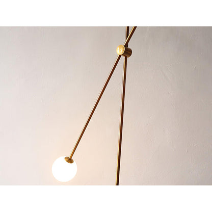 Kemi Floor Lamp Mid-Century LED with Marble Base