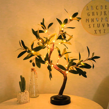 Frendorf Boom Table Lamp - Adjustable Tree Design, USB/Battery